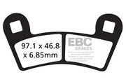 Klocki Hamulcowe Ebc Tt Sport Carbon Fusion