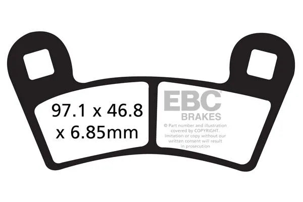 Klocki Hamulcowe Ebc Tt Sport Carbon Fusion