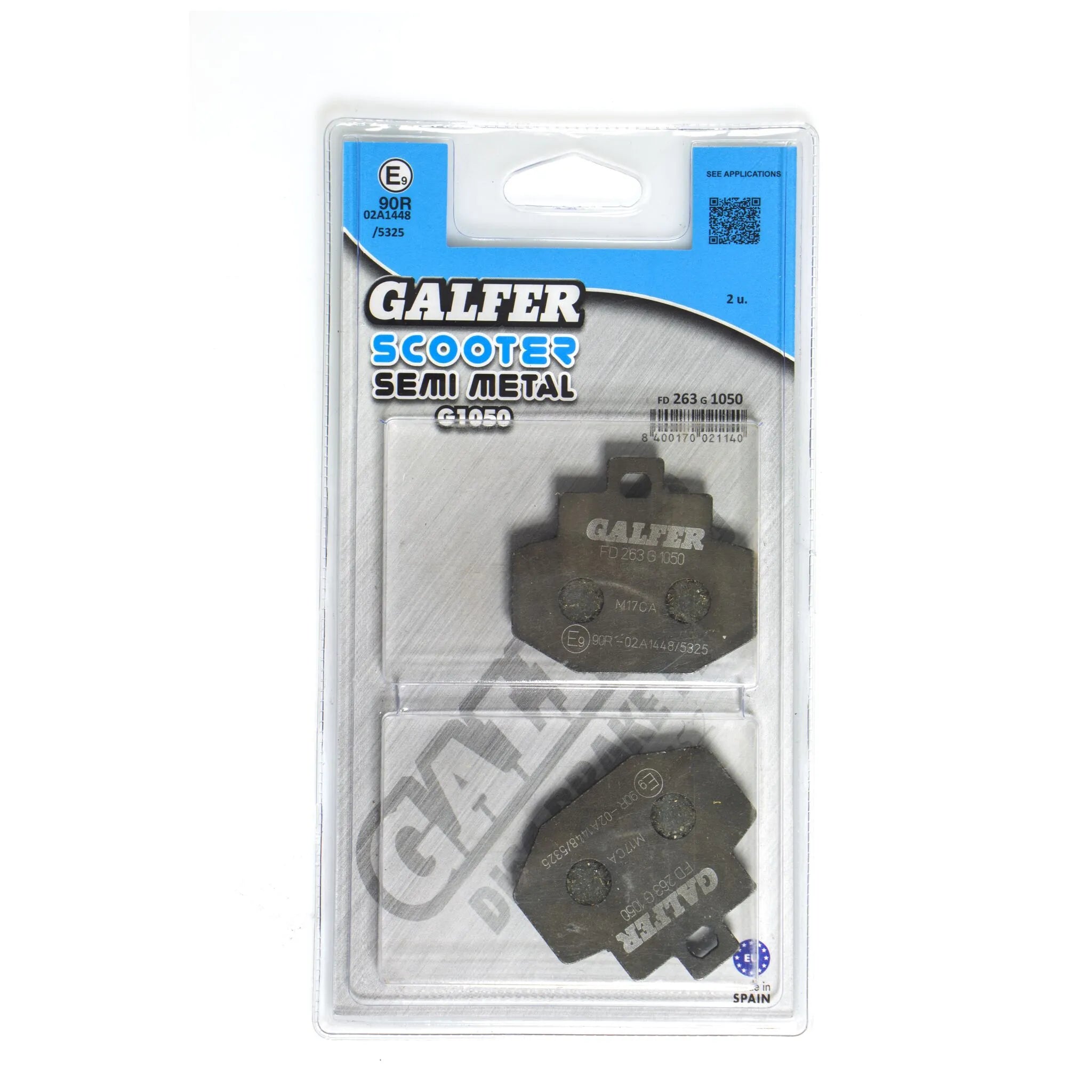 Galfer Semi-metallic Brake Pads For Oem Replacement - Rear