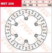 Tarcza Hamulcowa Stała Okrągła Trw 250-299mm - Przód