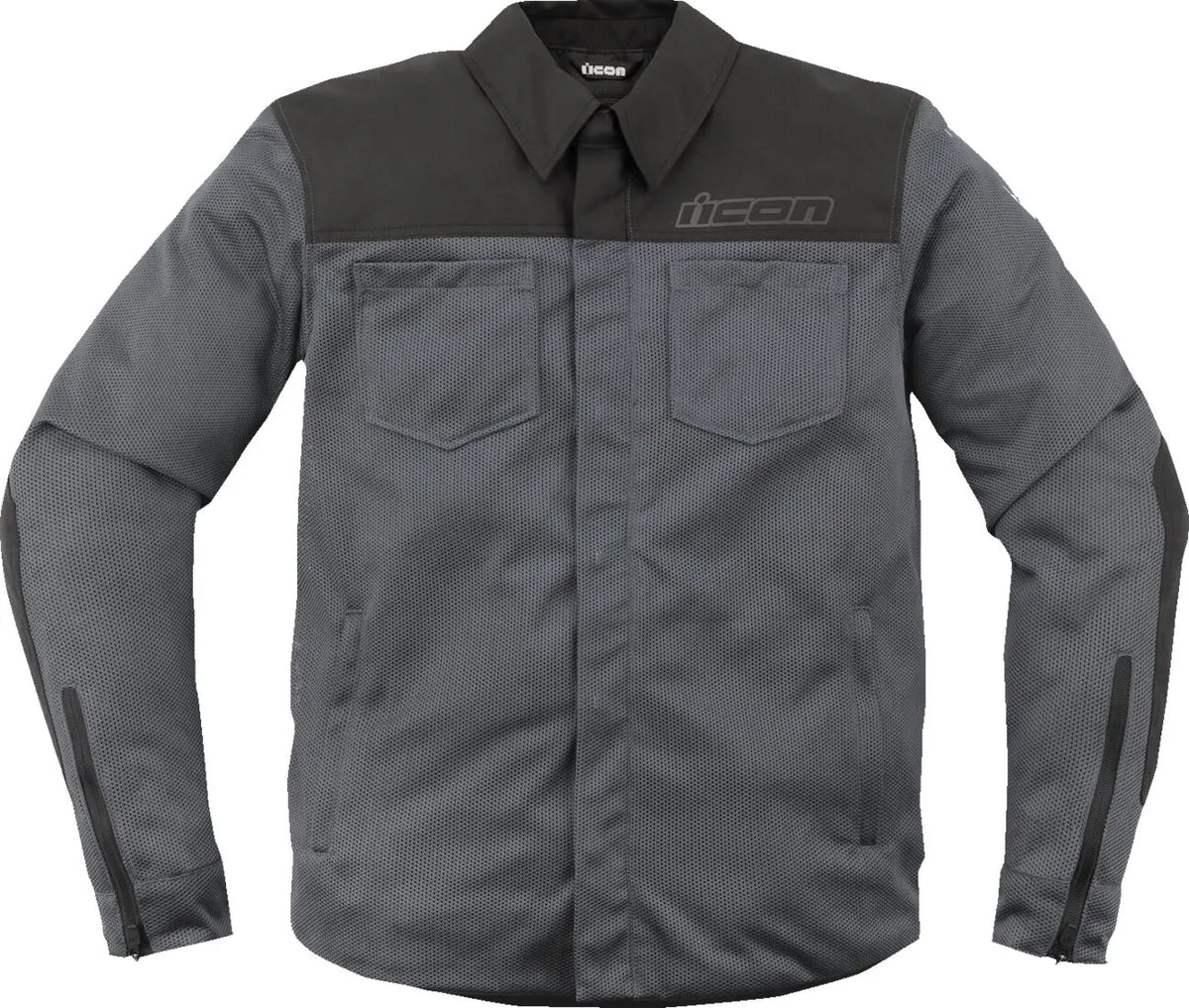 Icon Upstate Mesh CE Jacket Grey