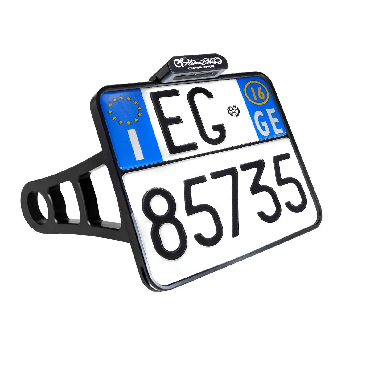 Heinz Bikes Side Mount License Plate Holder For Indian
