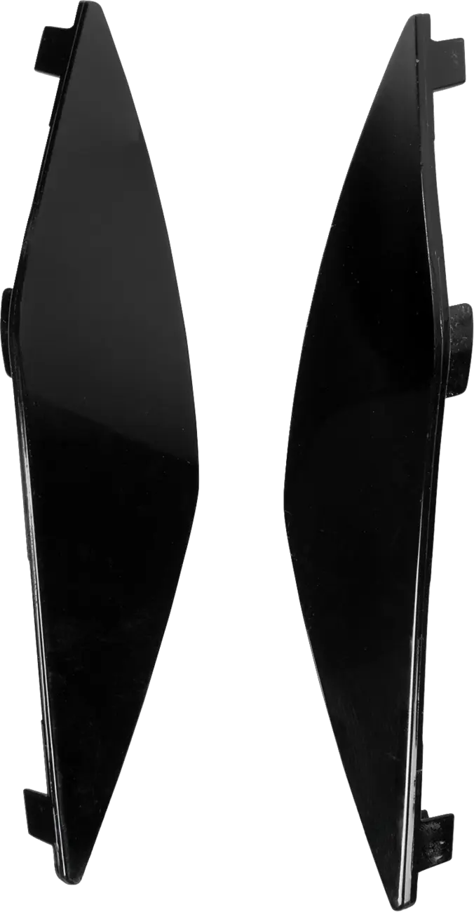 Icon Threshold Helmet Side Covers Gloss Black