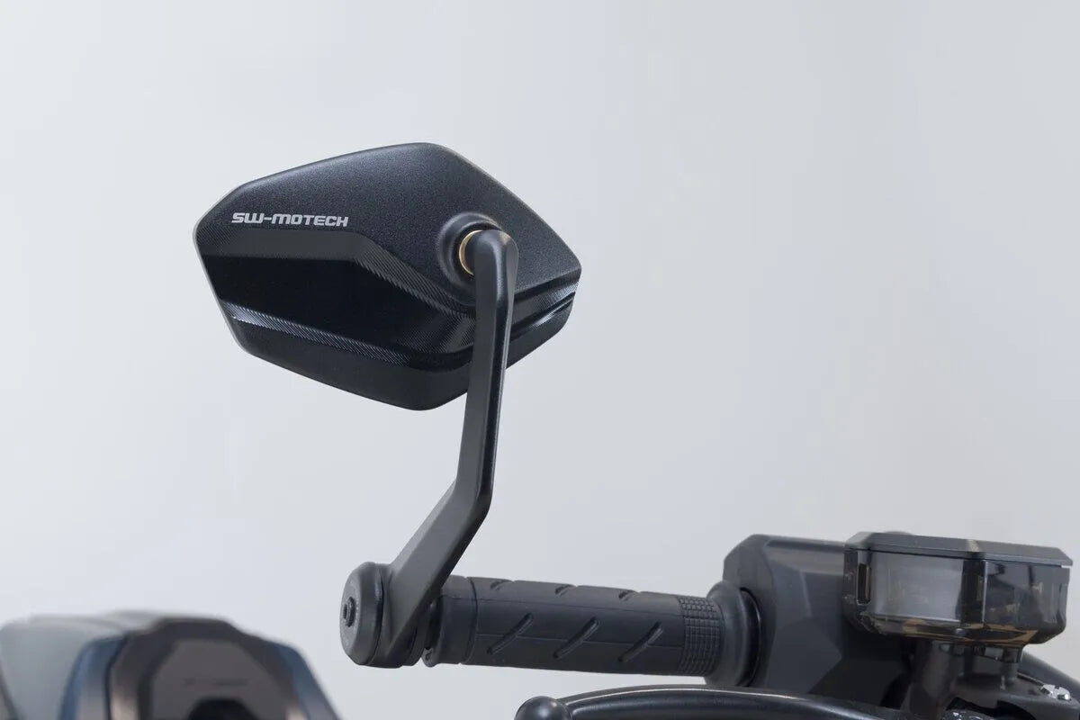 Sw-motech Bar End Mirrors - Black Aluminum