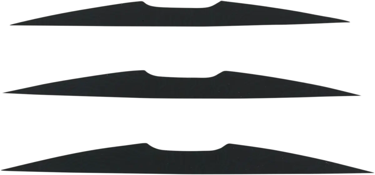 Moose Offroad XCR Goggle Roll-Off System Mud Flap Kit 3-Pack