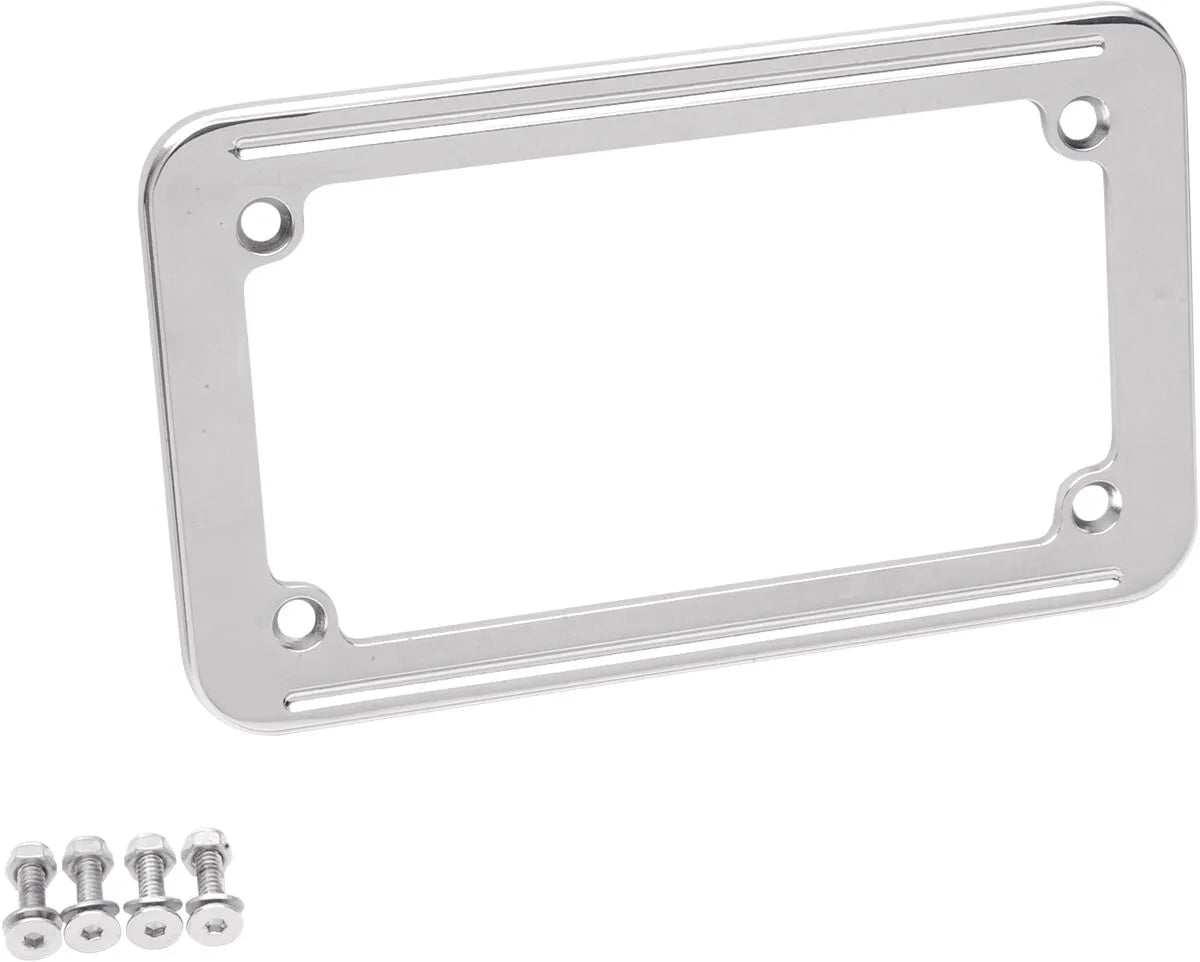 Drag Specialties Chrome License Plate Frame