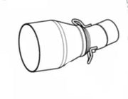 Rura łącząca Akrapovic do układów wydechowych
