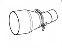 Rura łącząca Akrapovic do układów wydechowych