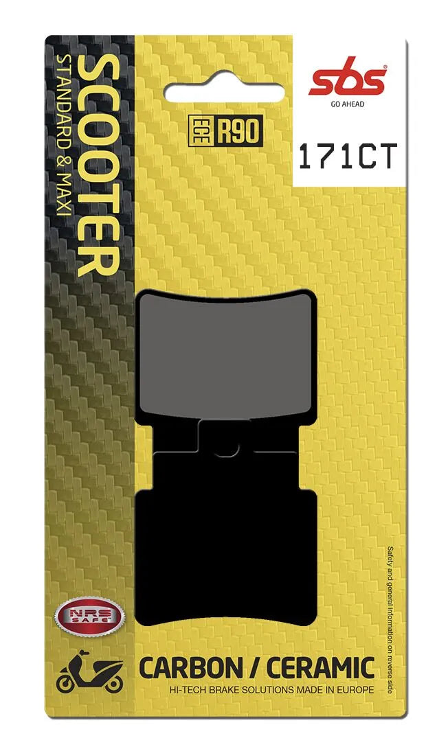 Sbs Ct Scooter Carbon Tech Organic Klocki Hamulcowe - Przód