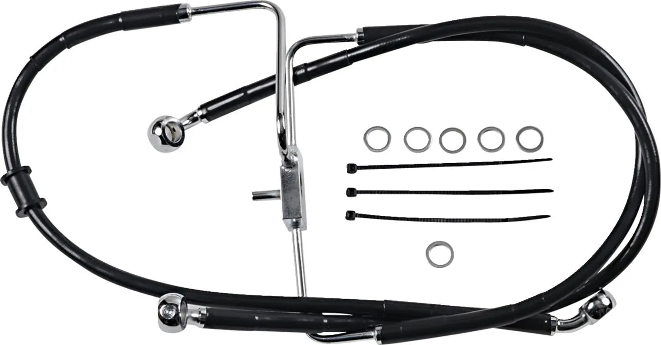 Drag Specialties Przedłużony Przewód Hamulcowy 33" Stal Nierdzewna Przód