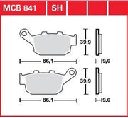 Trw Sh Series Sintered Metal Rear Brake Pads - Rear