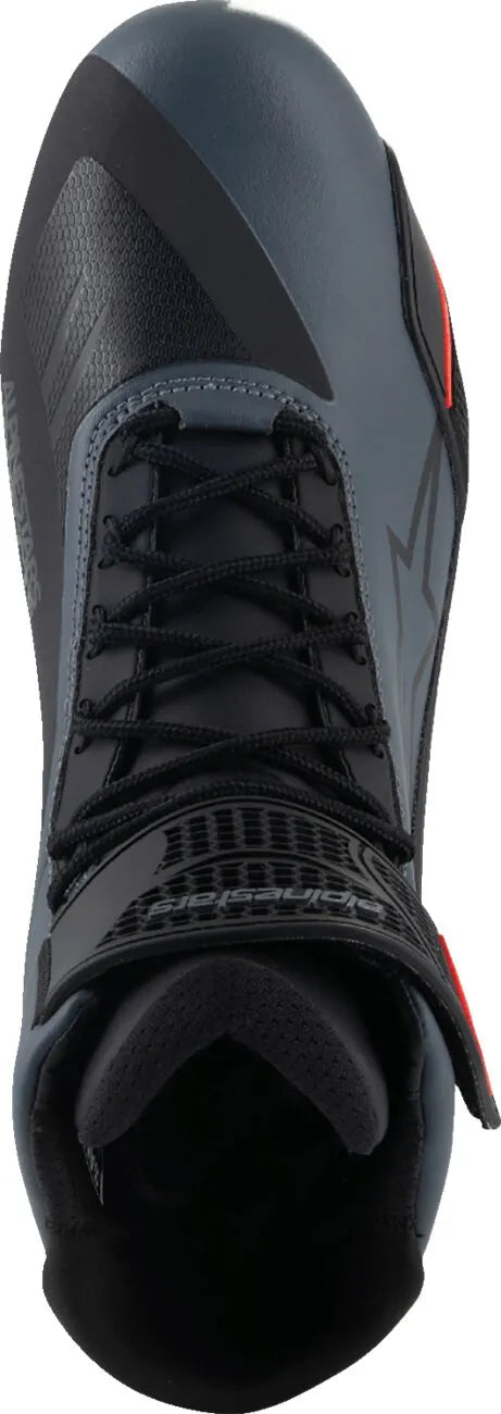 Alpinestars Faster V4 Riding Shoes Black Gray Red
