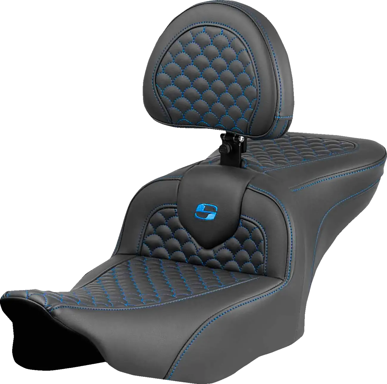 Saddlemen Roadsofa Dragon Scale Seat - For Harley Davidson