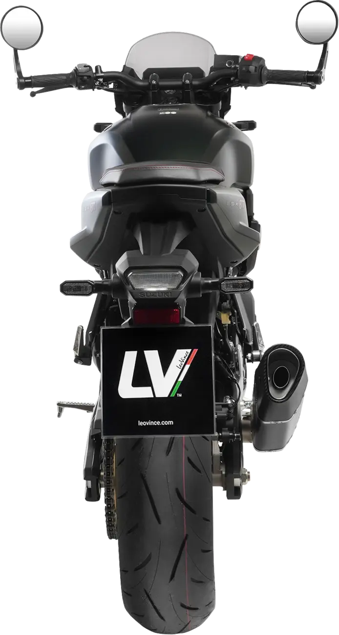 Leovince LV-14 R 2-into-1 Black Exhaust for Suzuki GSX-8R/S