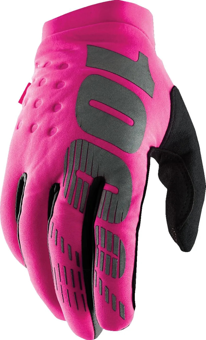 100% Women's Brisker Gloves Pink/Black