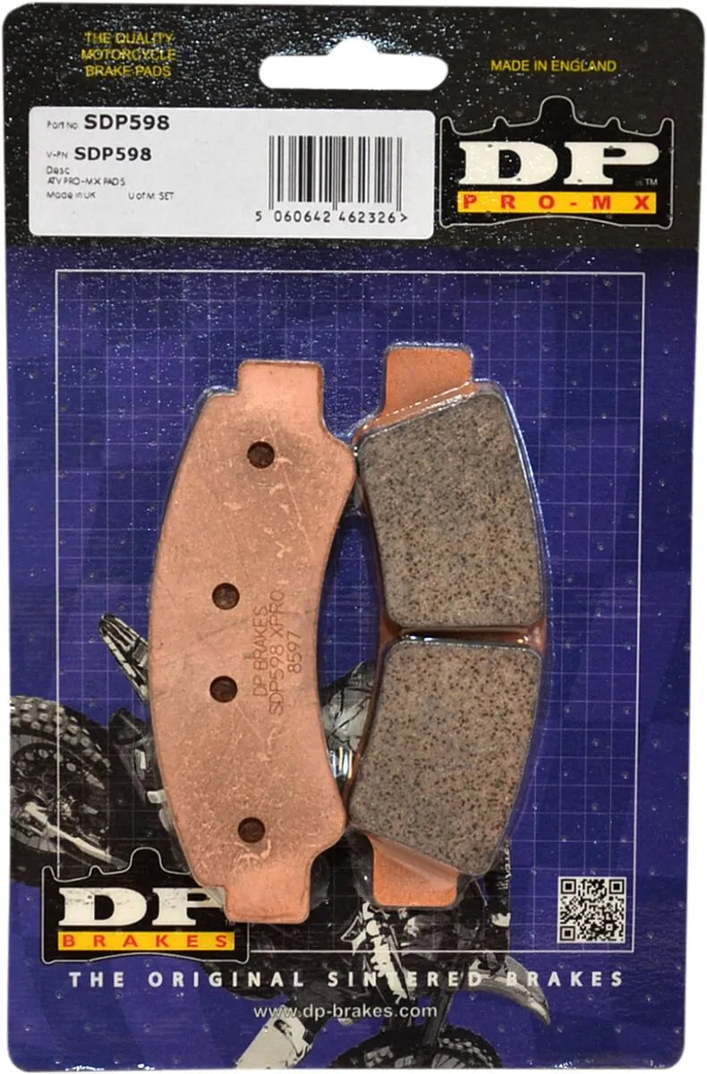 Wysokowydajne klocki hamulcowe Dp Brakes Sdp Pro Mx - Przód