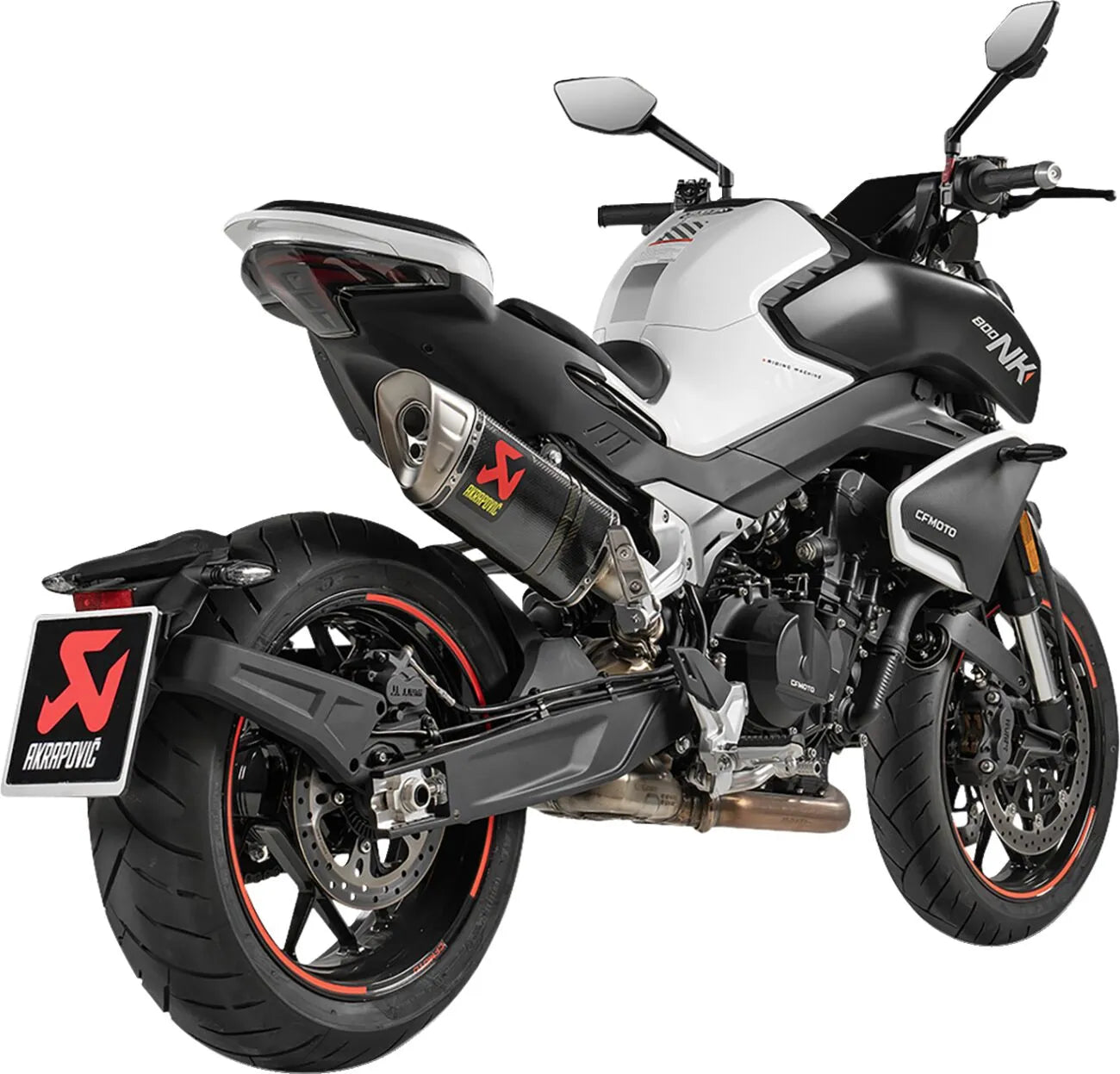 Tłumik Akrapovic Slip-on Line Do Cf Moto 800 Nk - Homologacja Drogowa ECE