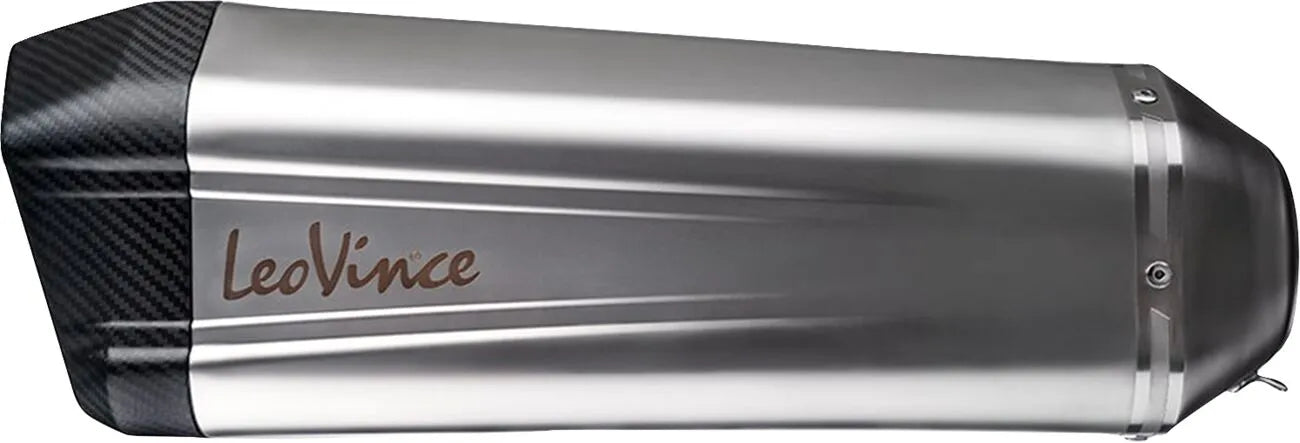 Leovince LV-12 Tłumik Slip-on - Stal Nierdzewna - Homologacja Drogowa ECE