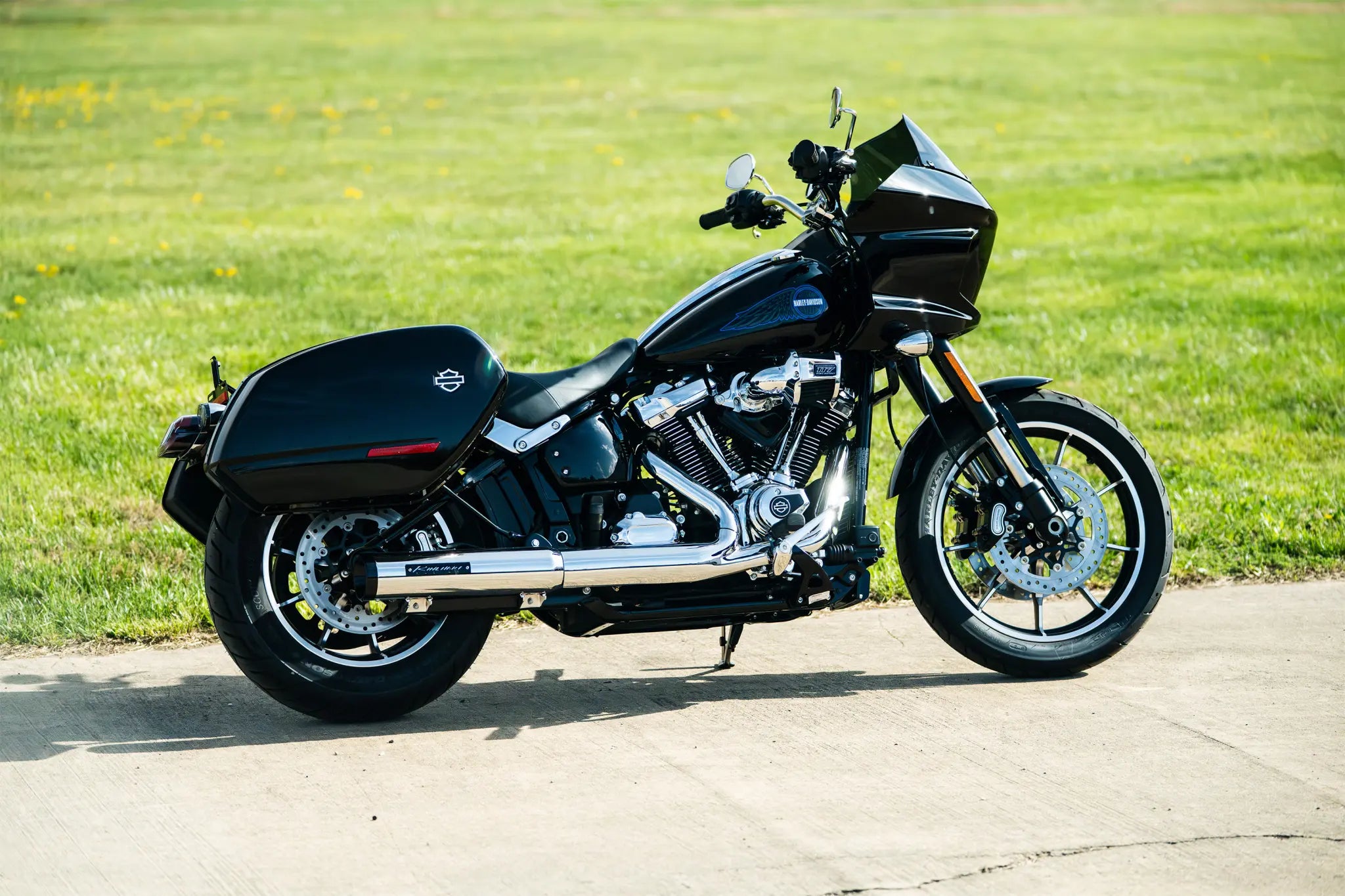 Rinehart Racing 4" Hp40 Tłumik Slip-On Do Softails