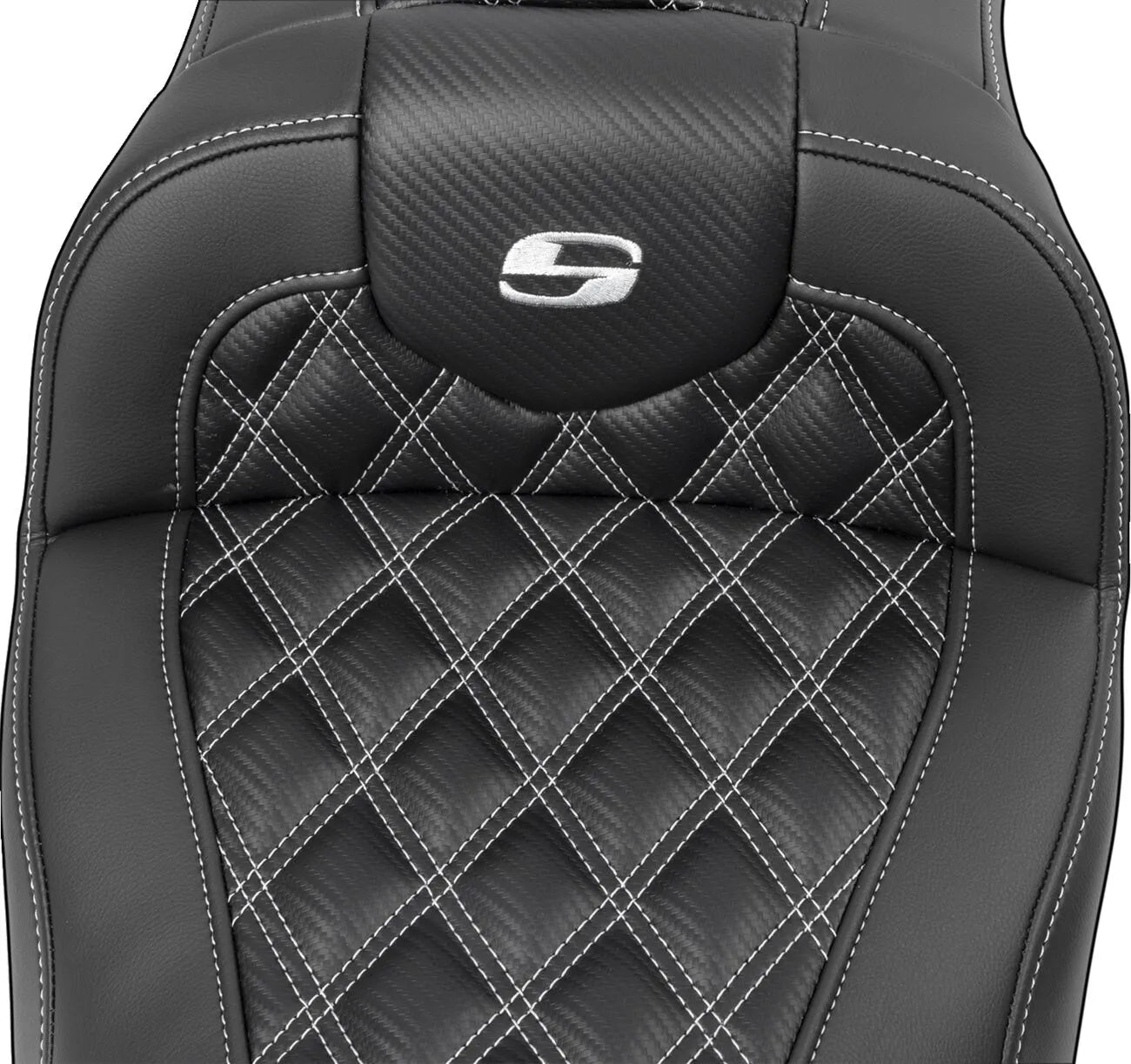 Saddlemen Roadsofa Lattice Stitch Seat - For Harley Davidson