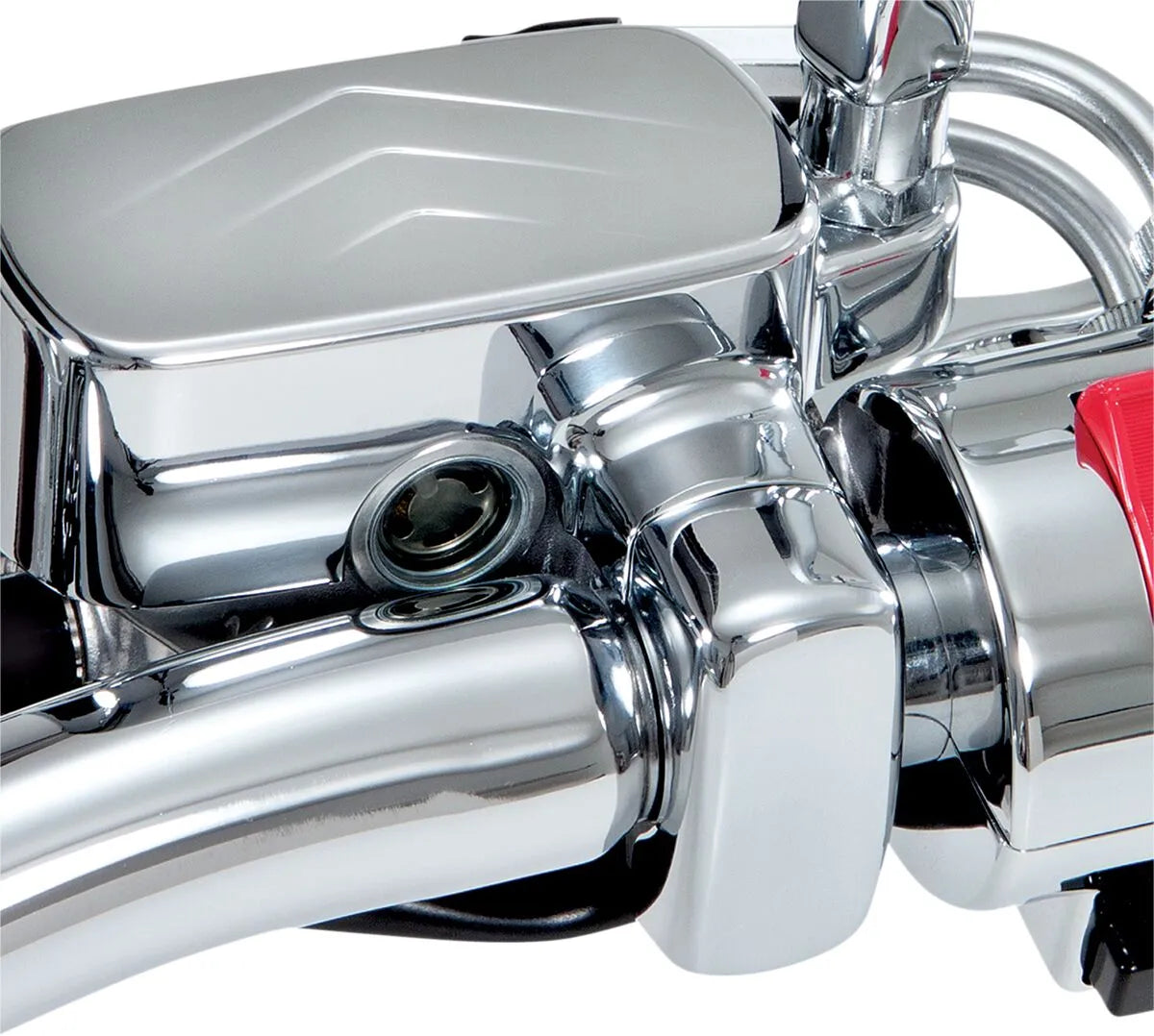 Show Chrome Brake Master Cylinder Clamp for Honda Yamaha