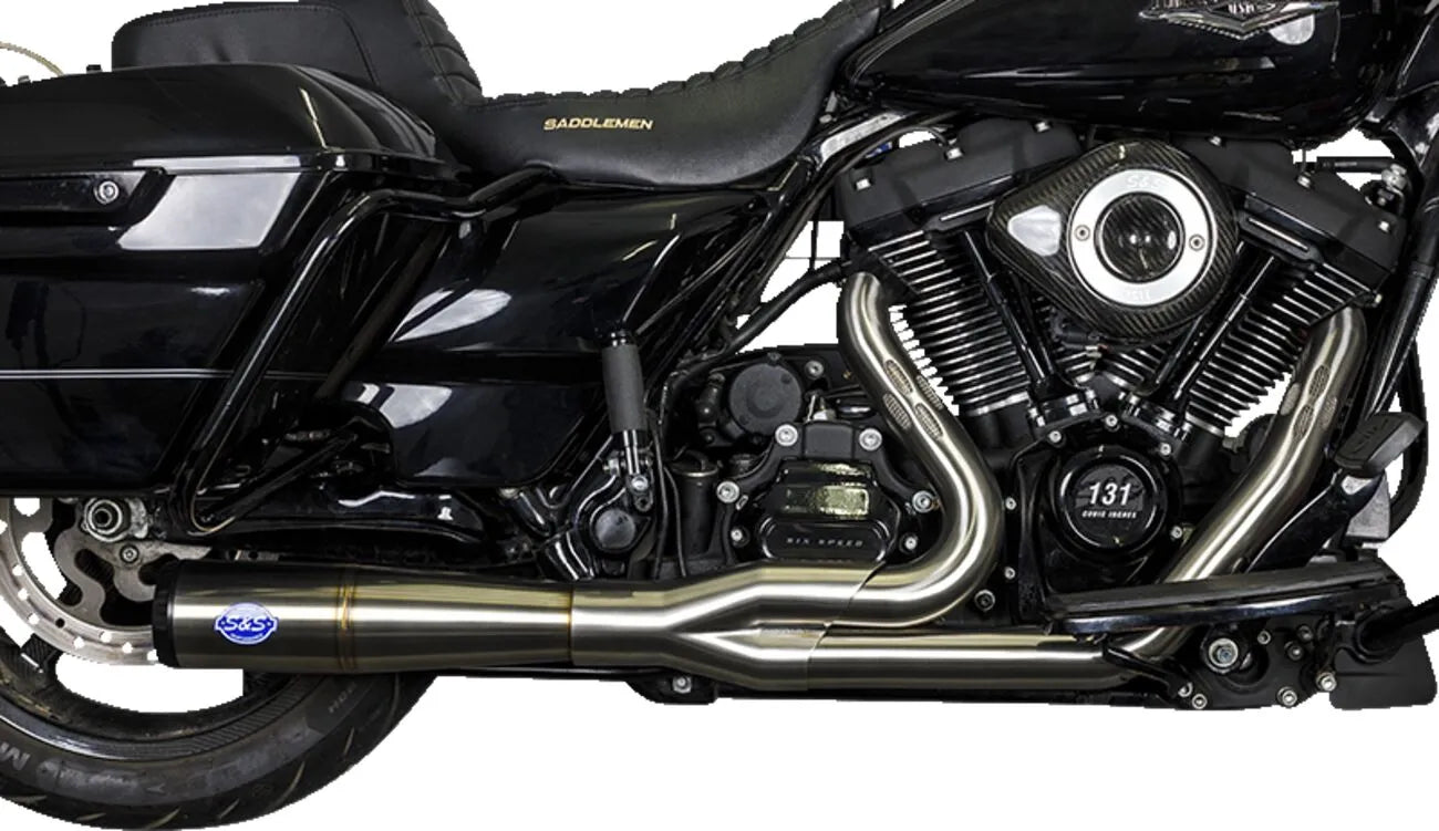 S&S Cycle 2-w-1 Diamondback Układ Wydechowy - Zoptymalizuj swój M-Eight!