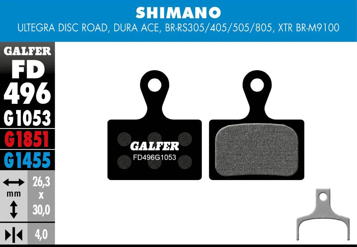 Galfer G1053 Standard Brake Pads for Shimano Disc Brakes