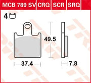 Trw Scr Series Sintered Race Brake Pads - Front