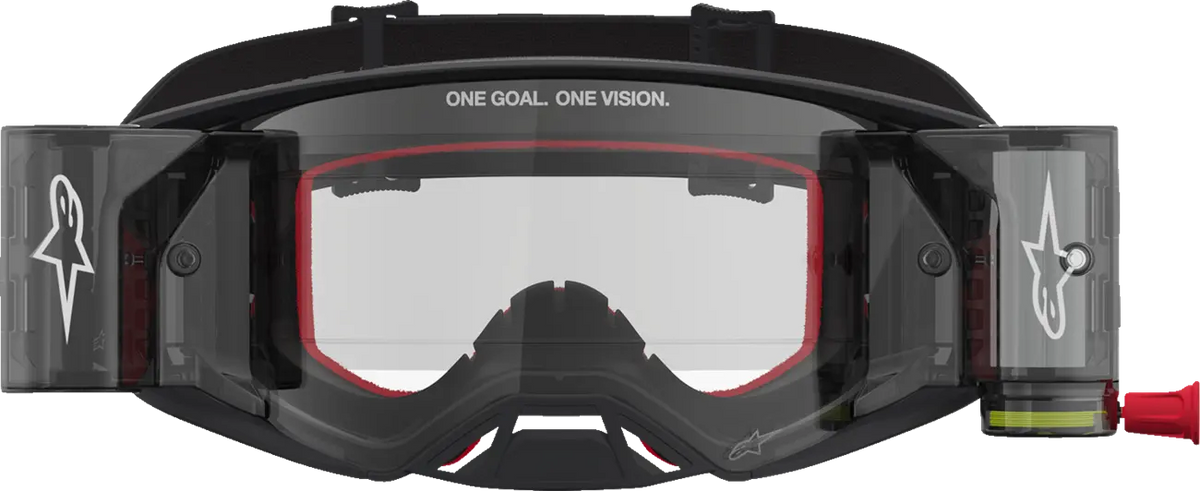 Alpinestars Supertech Firma Roll-Off Goggle Black/Silver/Clear
