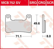 Klocki Hamulcowe Trw Crq Series Carbon Race - Przód