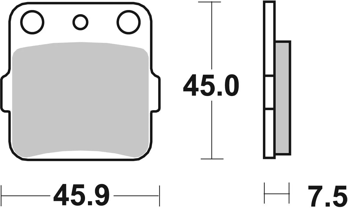 Klocki Hamulcowe Sbs Rsi Do Wysokich Osiągów - Przód & Tył