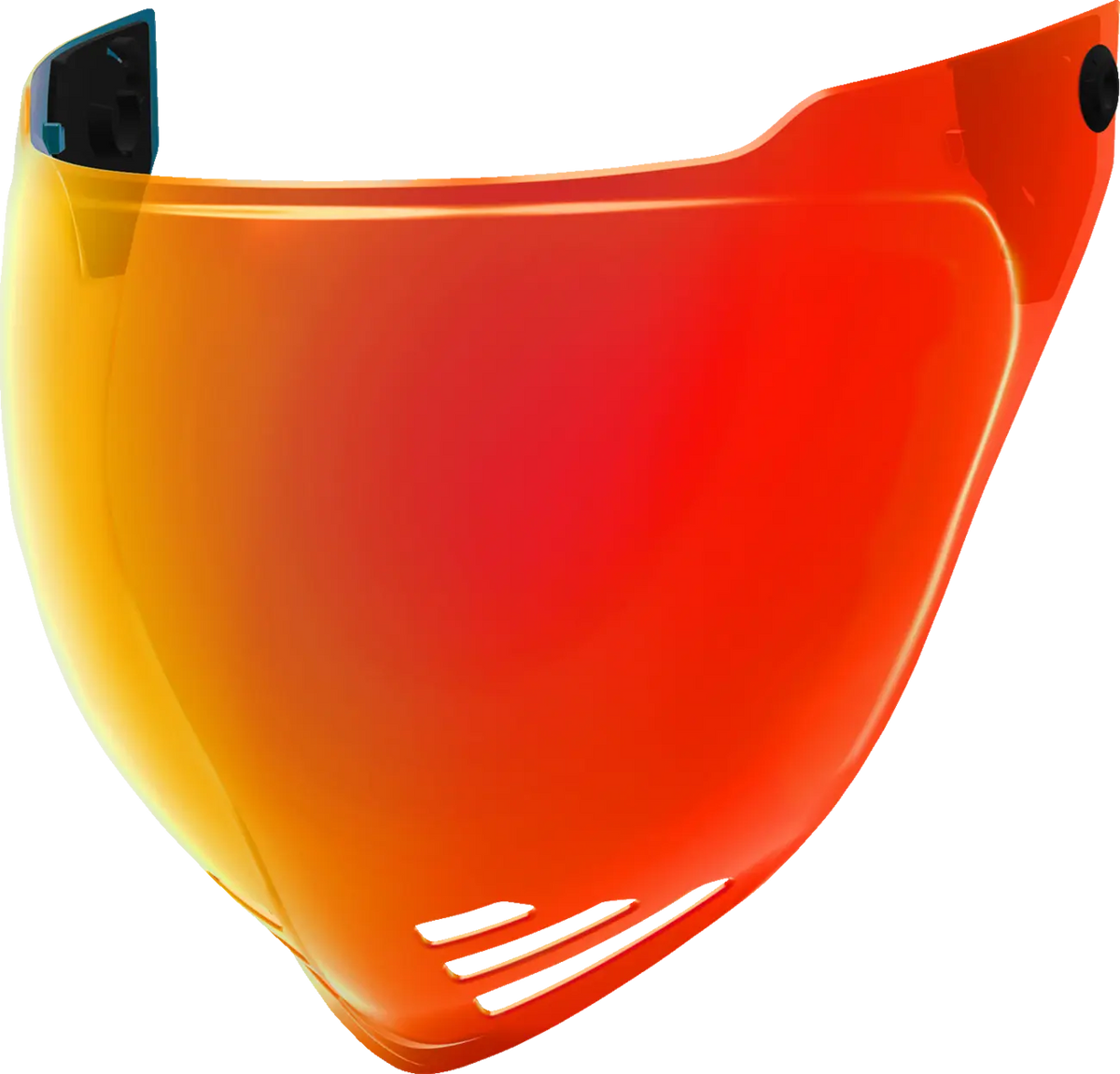 Icon Domain Helmet Bubble Shield Calypso Red