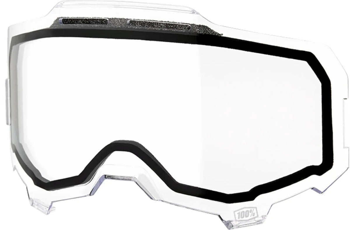 100% Armega Vented Dual Pane Clear Replacement Lens