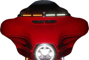 Custom Dynamics Genesis 4 Led Batwing Windshield Trim