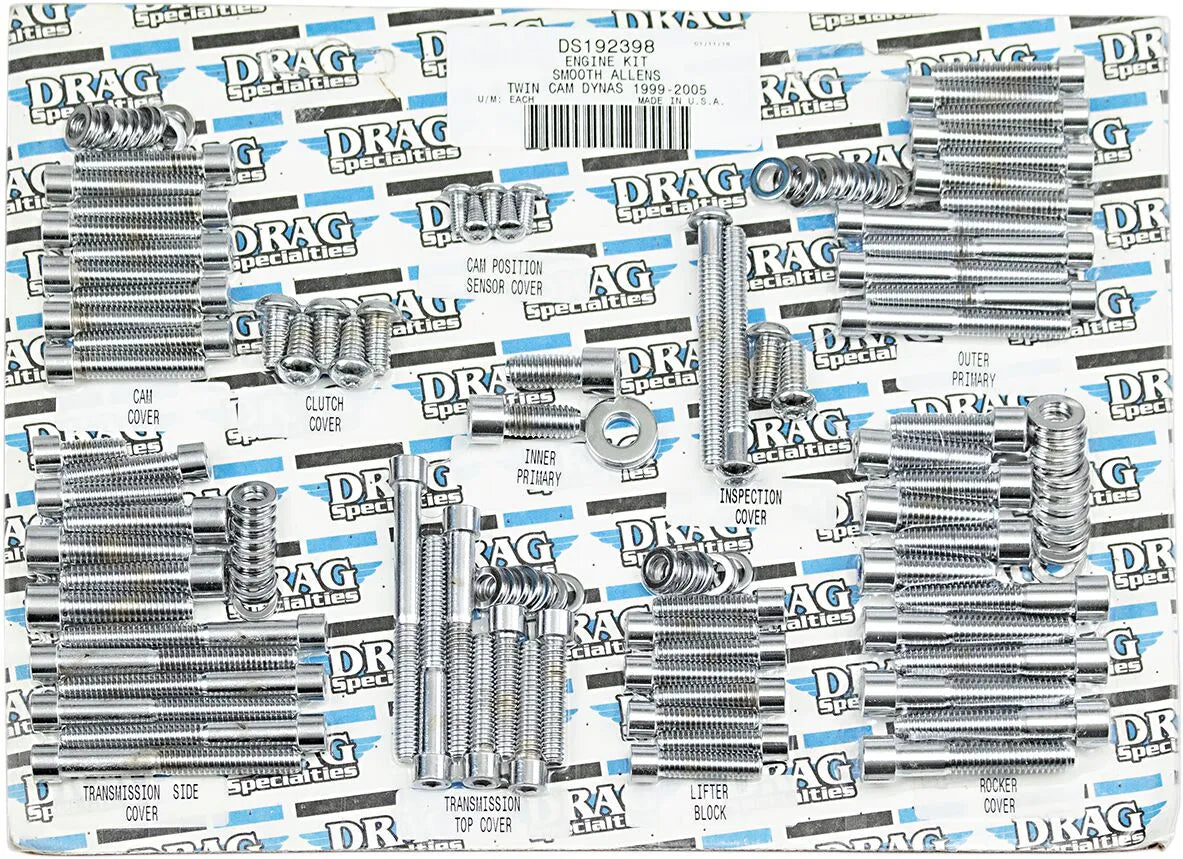 Drag Specialties Socket Engine Bolt Set for Harley Dyna 1999-2004