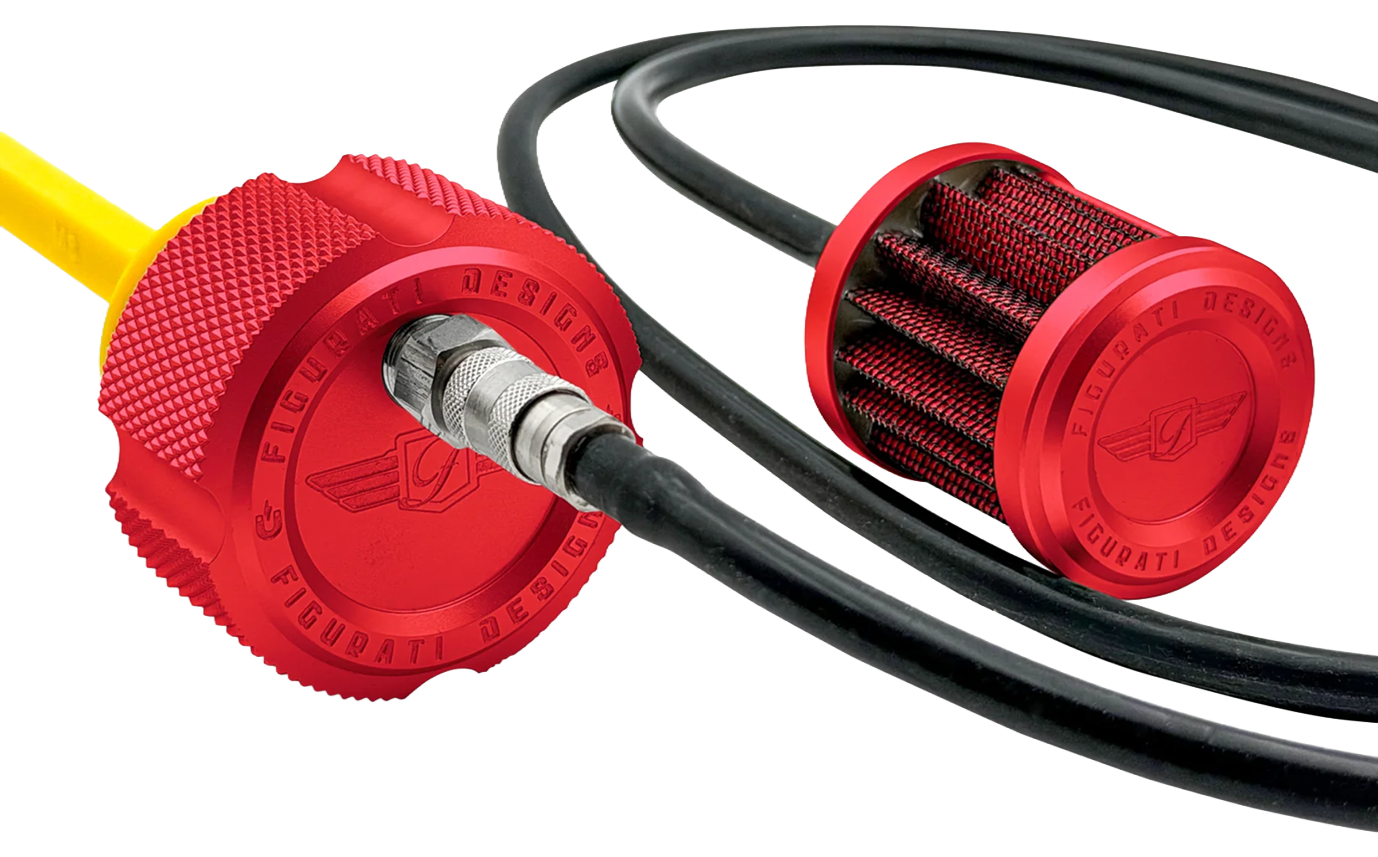 Figurati Designs Vented Dipstick Milwaukee Eight Touring – Gas- & Oil Tank