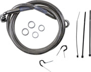 Drag Specialties Zestaw Przewodów Hamulcowych Ze Stali Nierdzewnej Przód Górny 45.25"