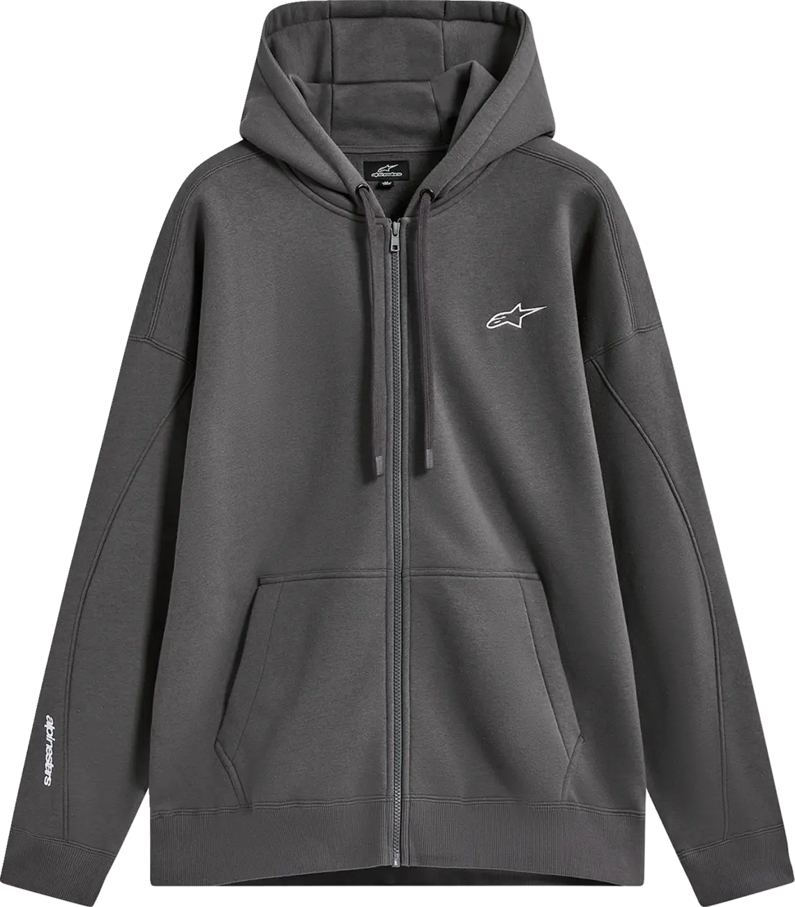 Alpinestars Entity Oversized Zip Hoodie Charcoal