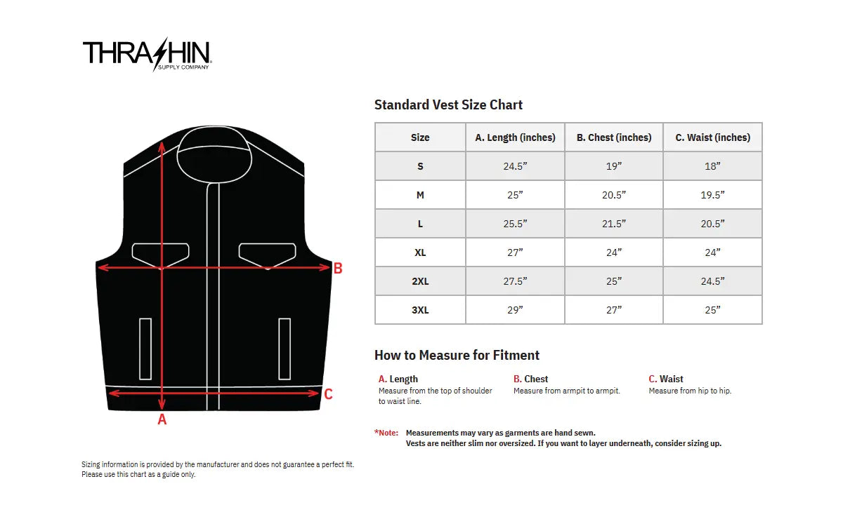 Thrashin Supply Co - Kanan Leather/Denim Riding Vest