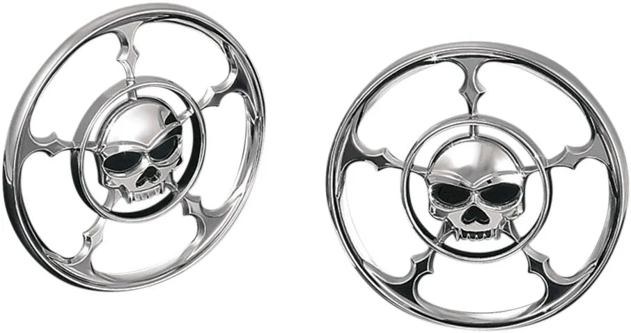 Kuryakyn Front Speaker Accents - Chrome