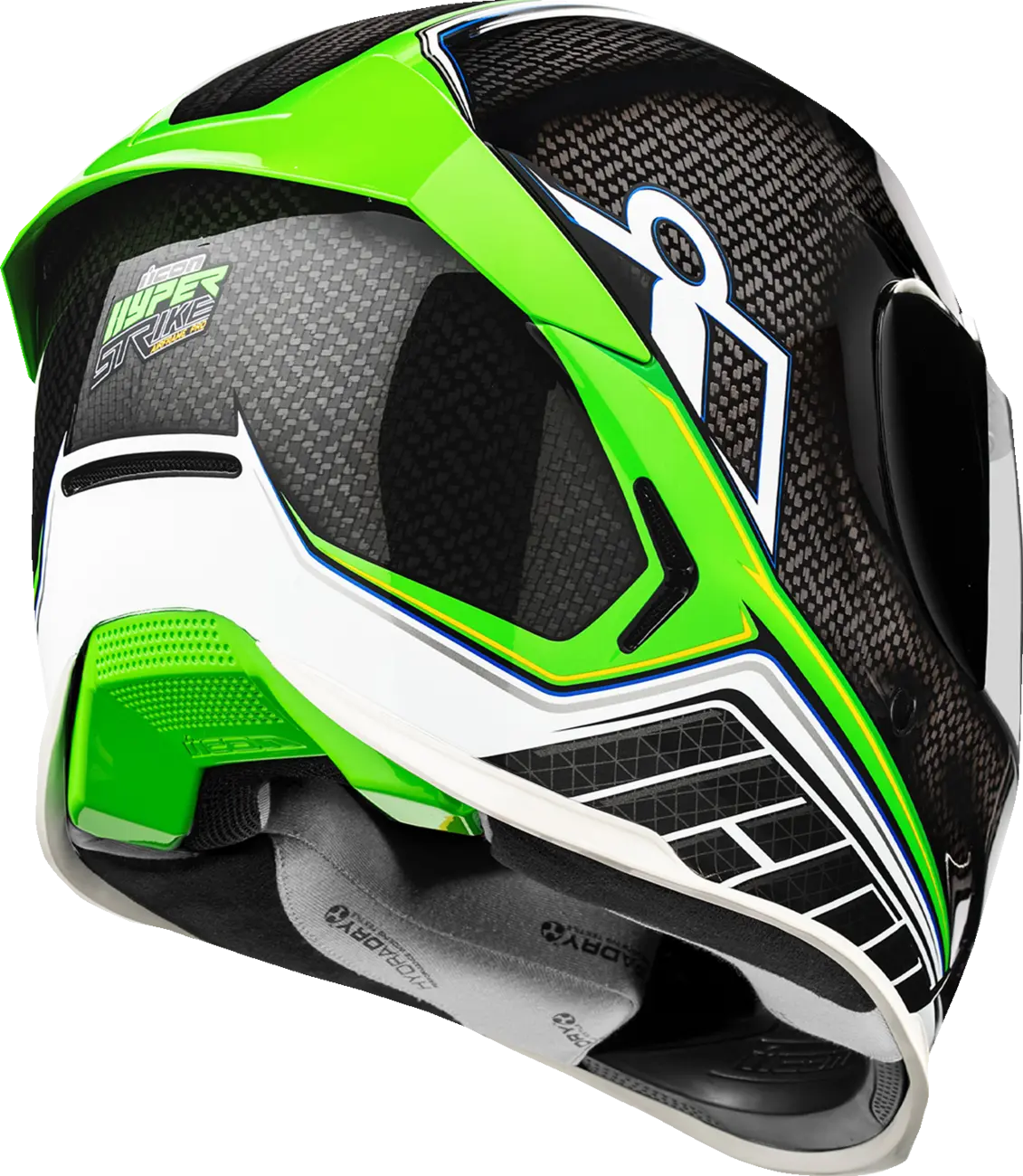Icon Airframe Pro Carbon Hyperstrike Helmet Green