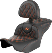 Saddlemen Roadsofa Lattice Stitch Seat - For Harley Davidson
