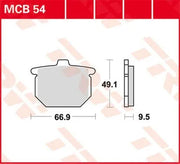 Trw All Round Spiekane Metaliczne Klocki Hamulcowe - Przód i Tył
