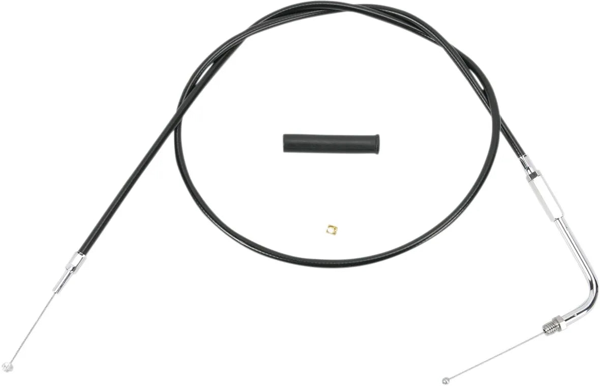 DRAG SPECIALTIES Black Vinyl Throttle Cable for Mikuni Carbs