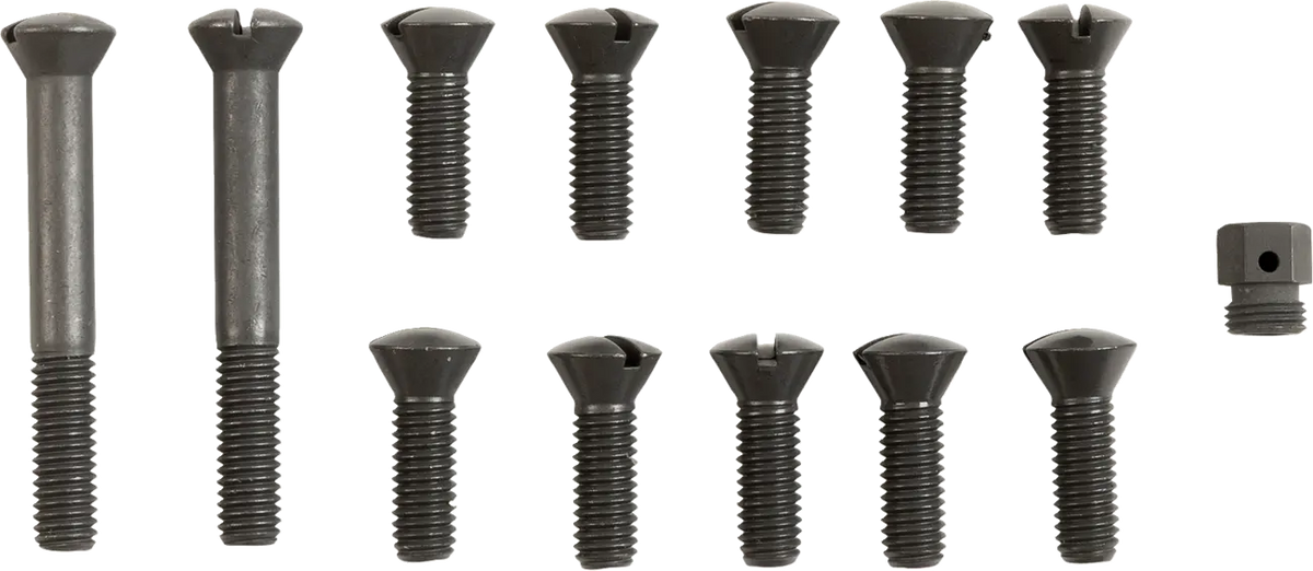 Colony Transmission Top Cover Screw Kit Parkerized for HD EL FL