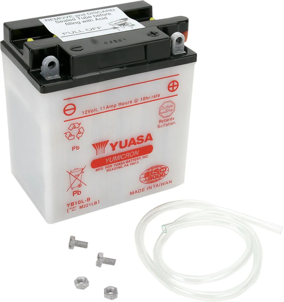 Yuasa YB10L-B Dry Yumicron Battery for Kawasaki Piaggio Gilera