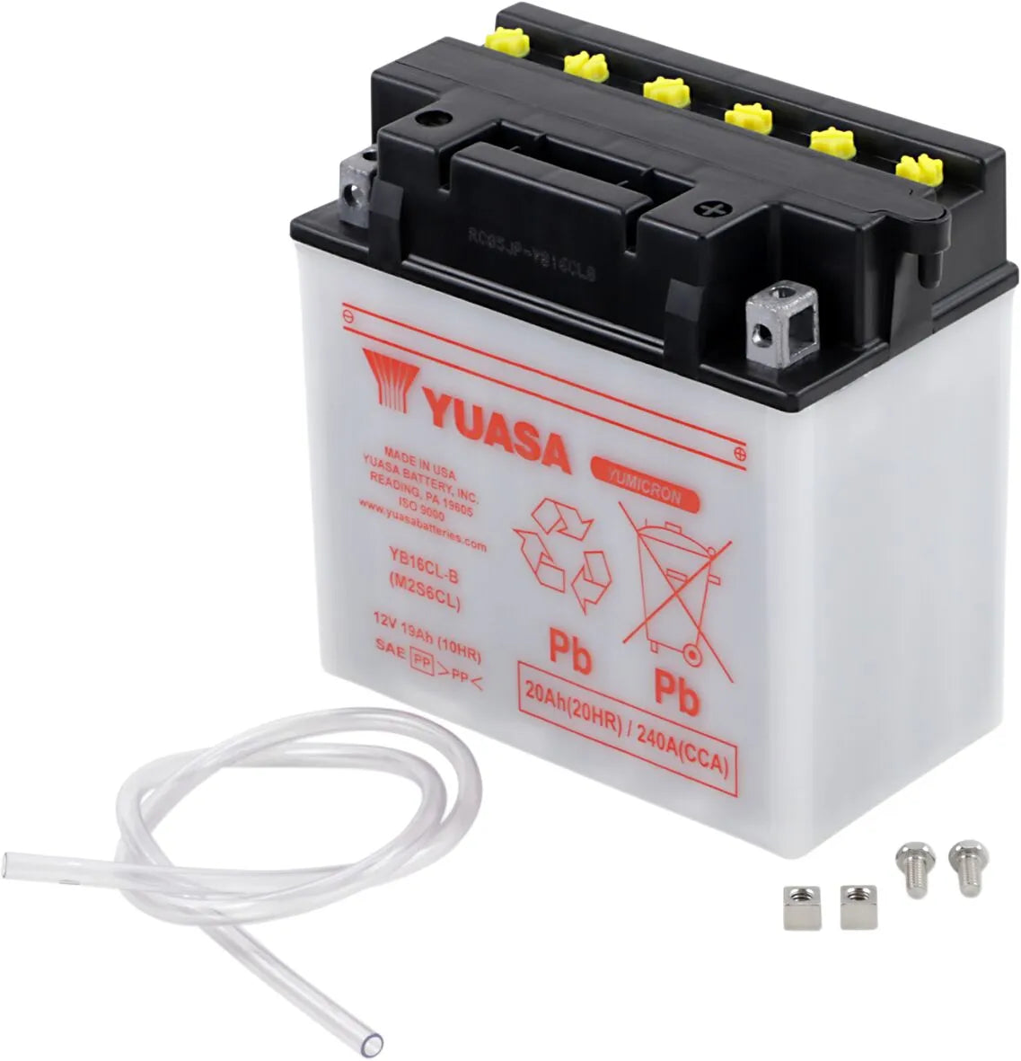 Yuasa YB16CL-B Yumicron Dry Battery for Kawasaki John Deere
