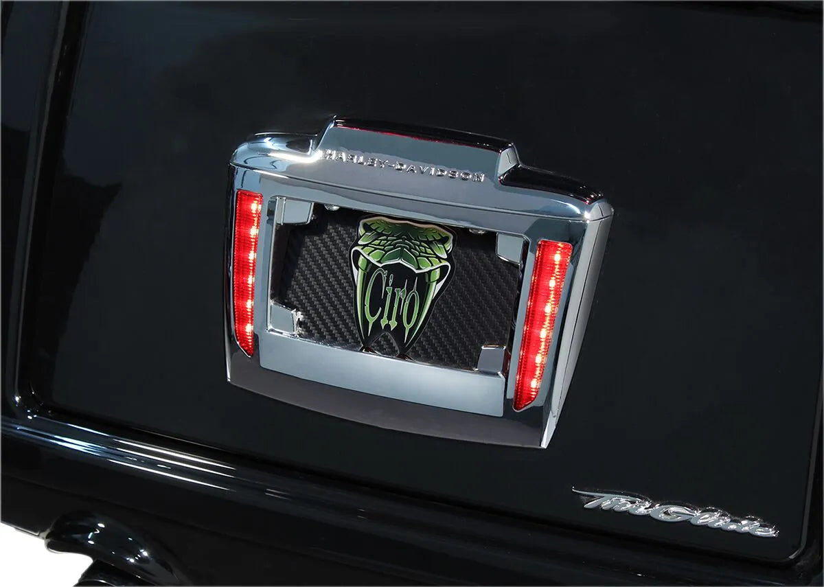 Ciro Led License Plate Frame - Chrome