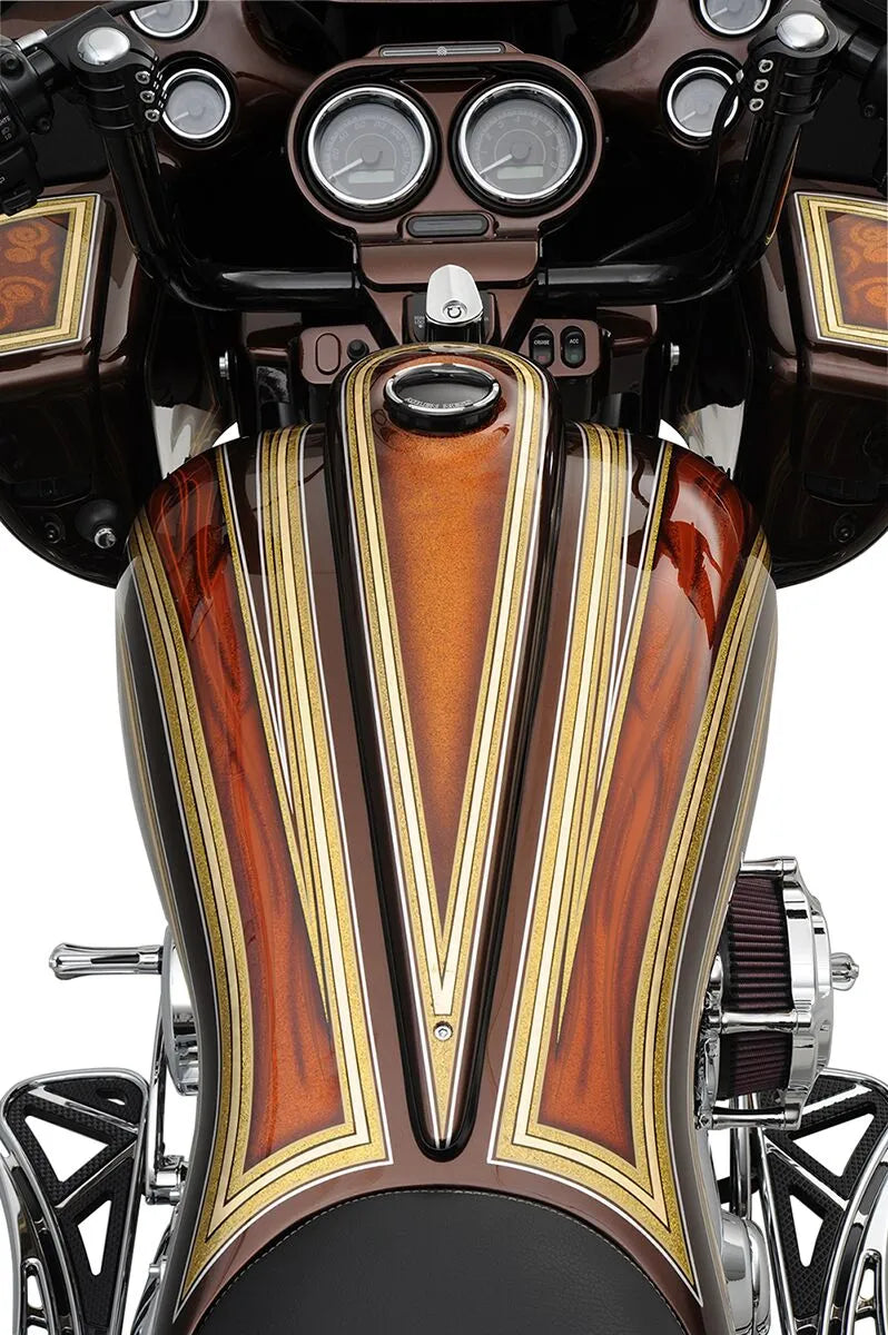 Klock Werks Custom Metal Dash for Motorcycle Tanks