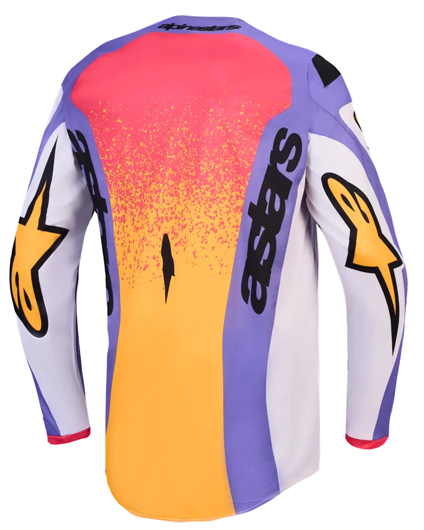 Alpinestars Fluid Drag Jersey Lilac Blue Gold